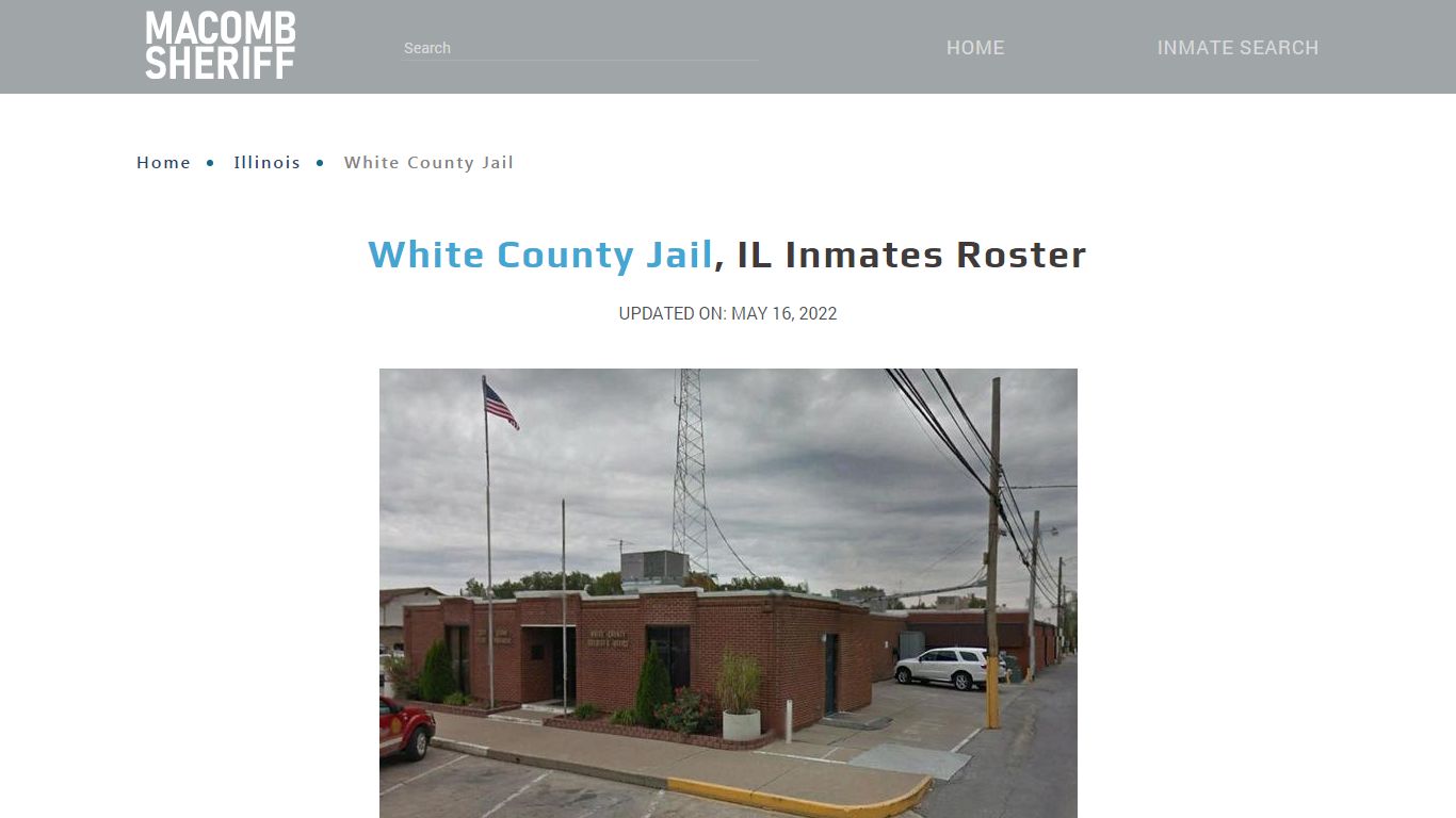 White County Jail, IL Jail Roster, Name Search